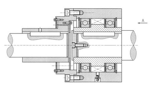 Industrial 200mm Dia 11000N.M One Way Overrunning Clutch High Precision